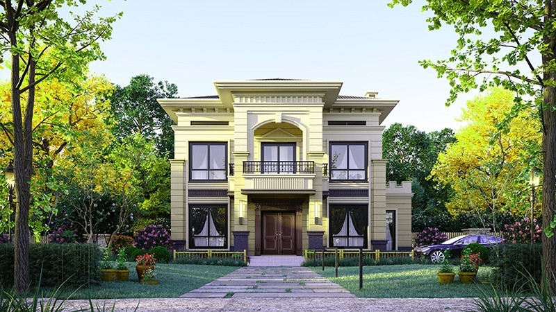 东坡中式合院住宅，开放庭院与邻里乡亲更亲近